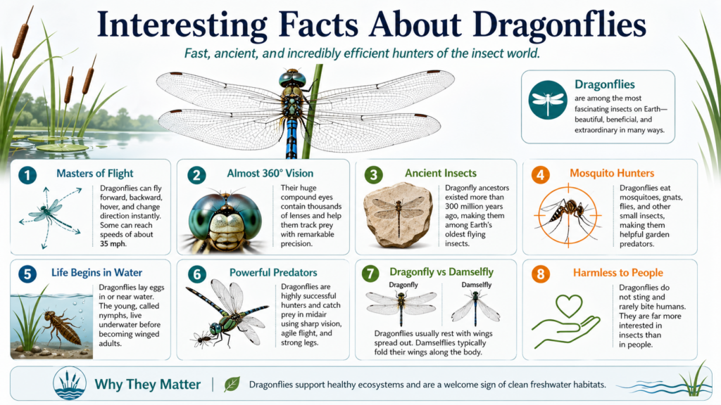 interesting facts about dragonflies