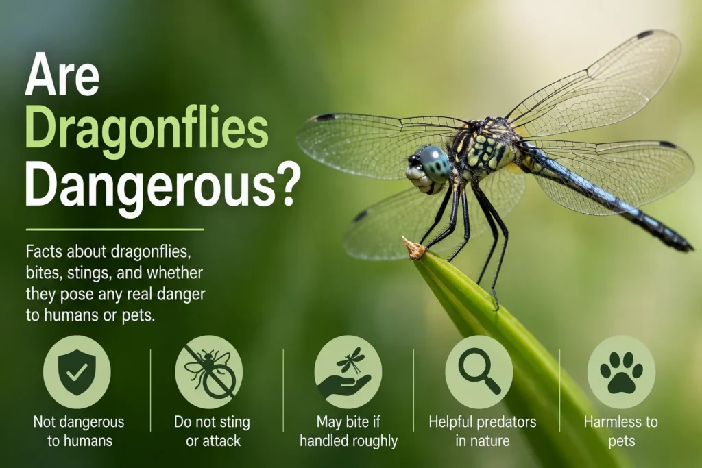 are dragonflies dangerous