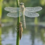 dragonfly life cycle stages egg, nymph and adult (1)