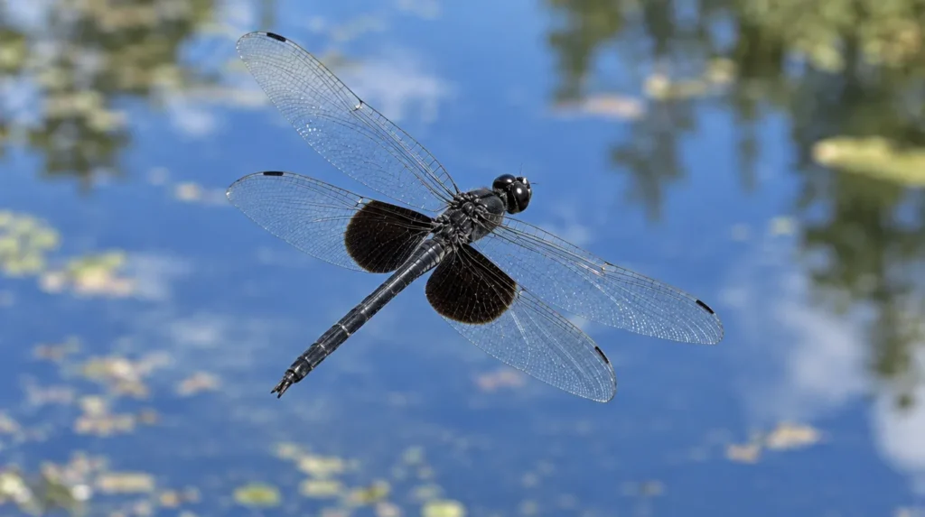 black saddlebags tramea lacerata